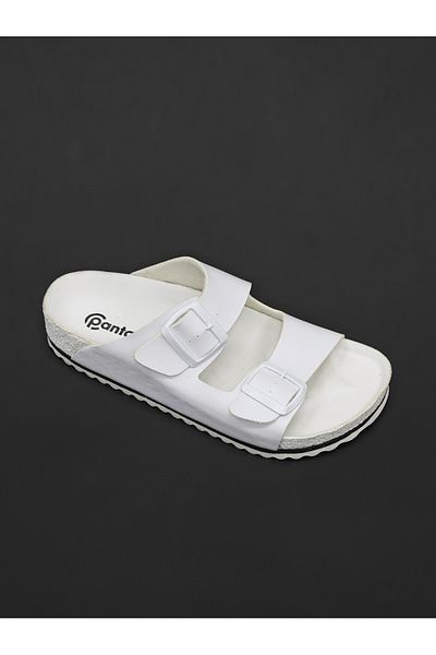 COMFORT OF PANTOFOLE Λευκές αθλητικές παντόφλες Unisex