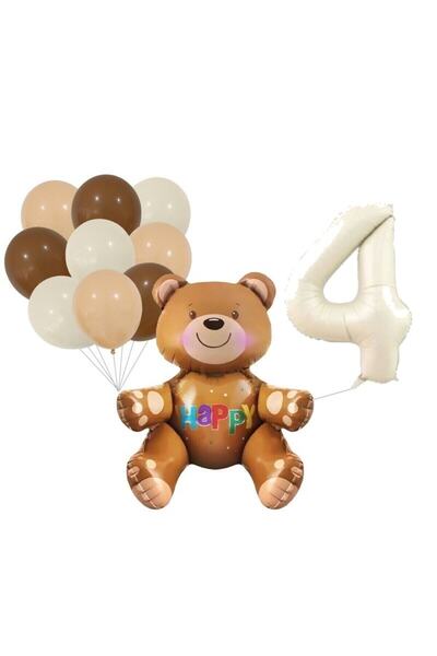 DÜVENCİ TİCARET SITTING BEAR BALLOON SET