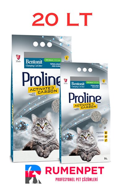 Proline Aktif Karbonlu Kedi Kumu 20 LT