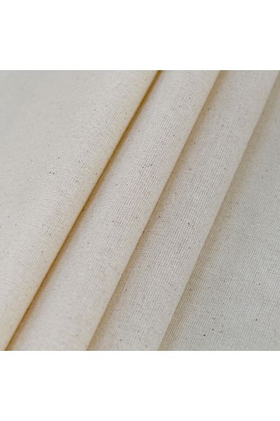 Pakteks 1 Meter Hambez - 100% Cotton American Cloth Hambez Fabric, Punch Fabric Natural Beige - Width 220 Cm.