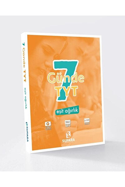 Supara Yayınları 7 Günde Tyt Eşit Ağırlık