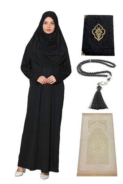 medipek Prayer Rug Pearl Rosary Set Yasini Şerif Book