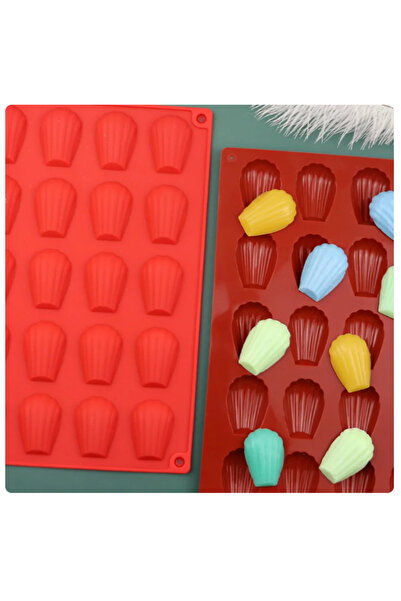adarya Silikon Madlen Çikolata-kek-kurabiye Kalıbı15 Li (4.2X3.2CM)