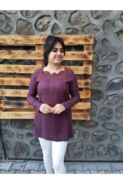 FERGAN تونيك نسائي باللون العنابي