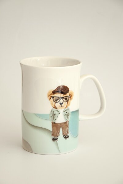 Bursa Porselen Dekor Teddy Bear Soft Porcelain Mug