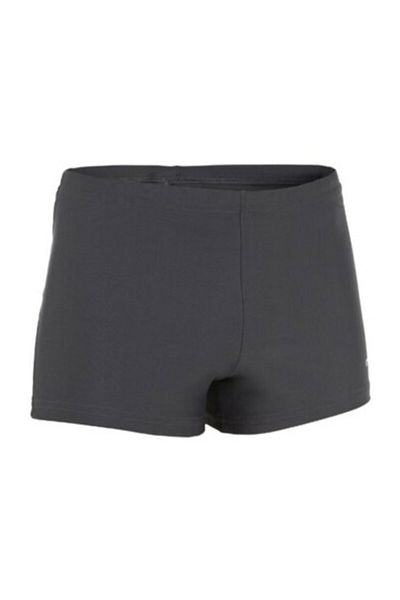 Kom Boy's Black Plain Shorts Swimsuit