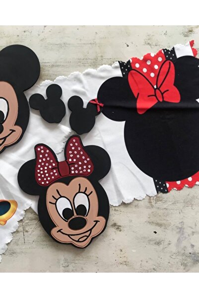 Sister Home Design Mickey Mouse Peçete Halkası & Peçete Yüzüğü 2'li
