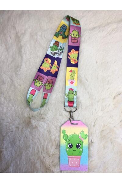 Hediyebum Λουράκι λαιμού κάκτου και θήκη για κάρτα