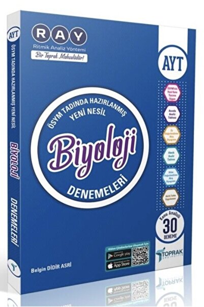 Toprak Yayınları Ayt Biyoloji 30 Lu Deneme