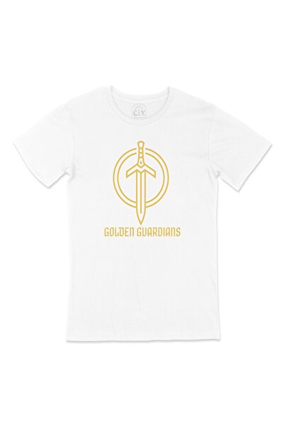 Cix Unisex Λευκό Golden Guardians T-Shirt