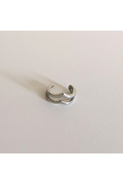 Bylin Takı Unisex Silver Helix Ve Lobe Fake Piercing