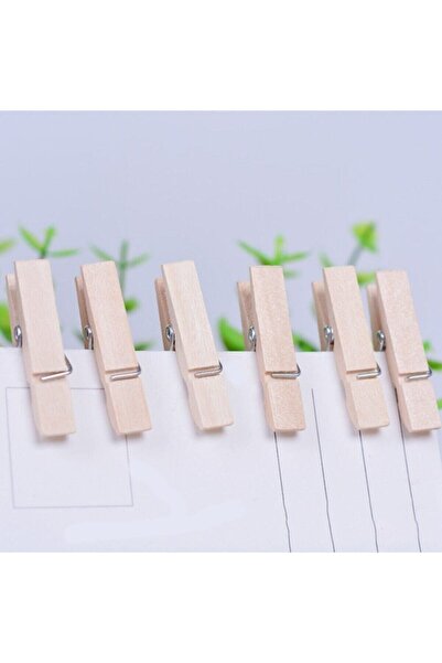 hediyeofisi طقم أوتاد خشبية صغيرة 100 قطعة