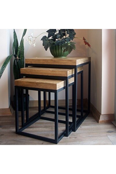 güvendekoratif Metal Üçlü Zigon