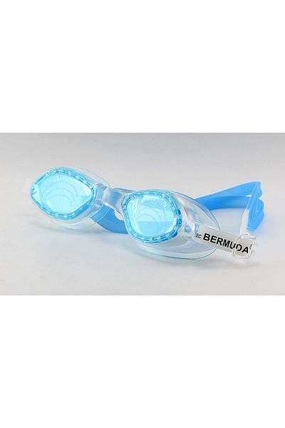 BERMUDA Aydeniz Wholesale - 1840 Children's Silicone Swimming Goggles with Wide Angle Zipper Bag