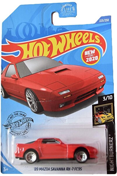 HOT WHEELS 89 Mazda Savanna Rx-7 Fc3s Tekli Arabalar 1/64 Ölçek Metal Oyuncak...