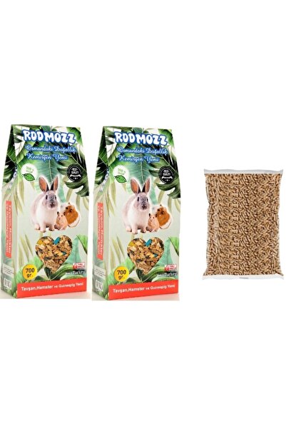 RodMozz Kemirgen Yemi 700 Gr 2 Adet + Kemirgen Altlığı Çam Peleti 5 Lt