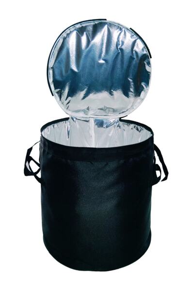 Alfagrup Al&fa Grup 55 Litre Siyah Folyo Kaplı Soğutucu Buzluk Termal Seyahat Otomobil Bagaj Çantası