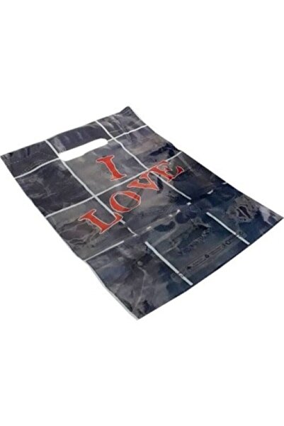 ECOPLAST Takviyeli Renkli Baskılı El Geçmeli Mağaza Poşeti 40*50 cm No:4 50'li