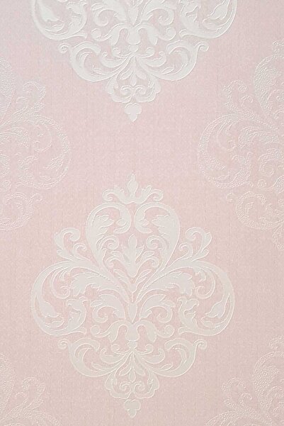 Golden Flamingo 17241 Pembe Damask Desenli Duvar Kağıdı - Tutkal Dahil Fiyatıdır