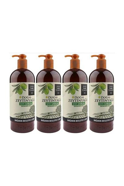 Eyüp Sabri Tuncer Natural Olive Oil Liquid Soap 750 ml 4 Pieces