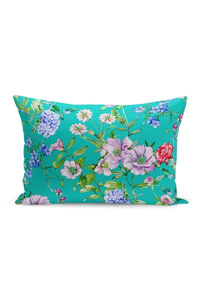 Filamente Double Sided Digital Printing Throw Pillow Cover Flower Garden