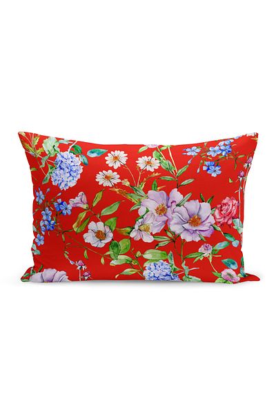 Filamente Double Sided Digital Printing Throw Pillow Cover Flower Garden