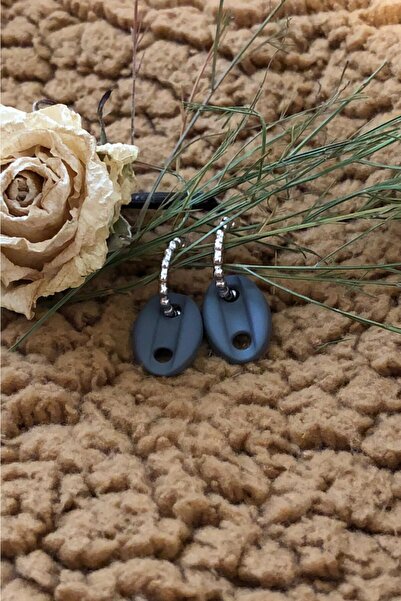 Leerybee ماتي العتيقة اللون الرمادي أقراط بحار عقدة مضادة للحساسية