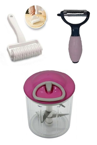 Hyd String Hand Rondosu Cage Dough Cutter Chubby Peeler Peeler Set with 5 Blades