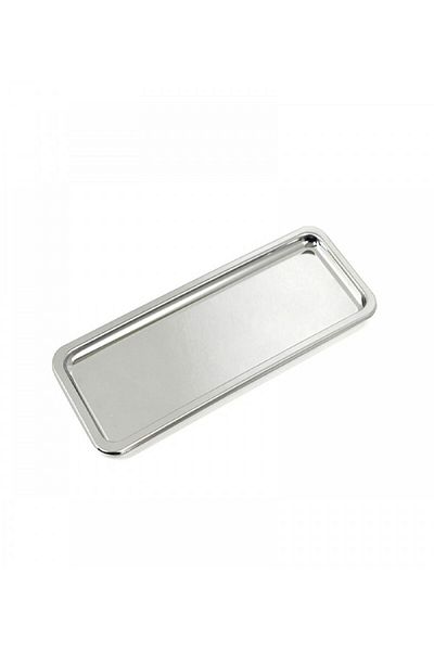 Abant 2 Luxury Steel Rectangular Serving Tray 33x13 Cm