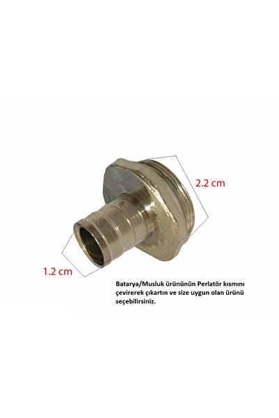 Genel Markalar Musluk Hortum Rekoru Dış Dişli(musluğa Hortum Bağlama Aparatı)-bs