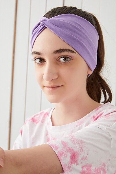 Babygiz Bandana pentru copii liliac Young Bandana pentru păr Extra moale, ela...