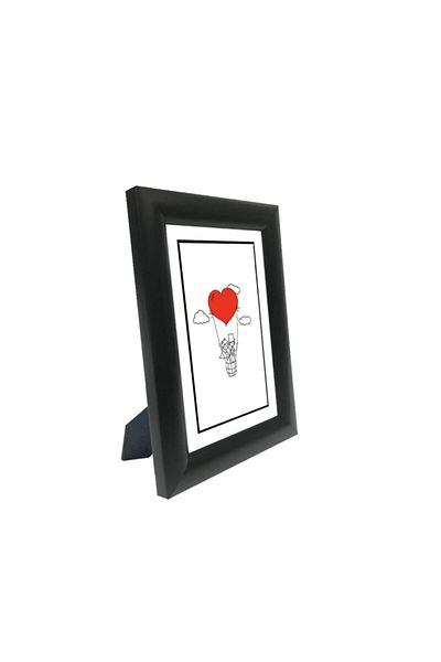 ÖZCANLAR ÇERÇEVE 10x15-2 Photo Frame Black-white Modern Office Art Home Home Decorative Frame