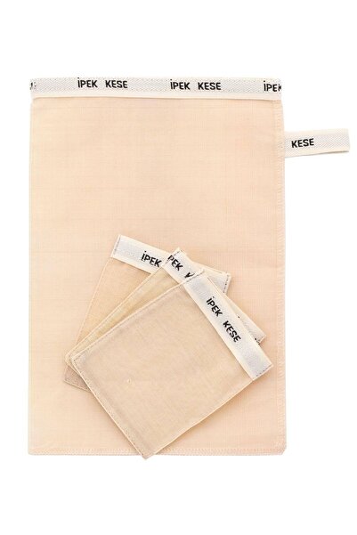 Kelebek Kese Kelebek Hakiki Koza Ipeğinden 3'lü Yüz Ve Banyo Kesesi, Nry Home...