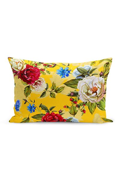 Filamente Double Sided Digital Printing Throw Pillow Cover Flower Garden