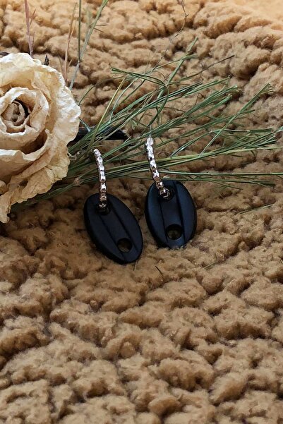 Leerybee ماتي اللون الأسود أقراط بحار عقدة مضادة للحساسية