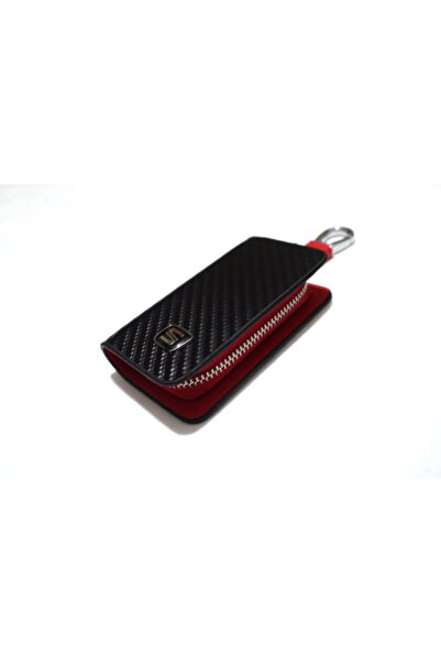 idealaksesuar سلسلة مفاتيح جلدية بسحاب للمقعد، حقيبة إكسسوارات ذات جودة أنيقة...