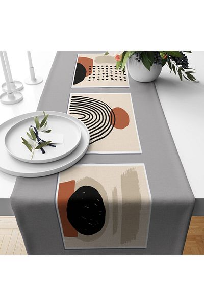 LUX VIE Runner 40*140 Cm Decorative Patterned Soft Knitted Woven Fabric Tablecloth Runner