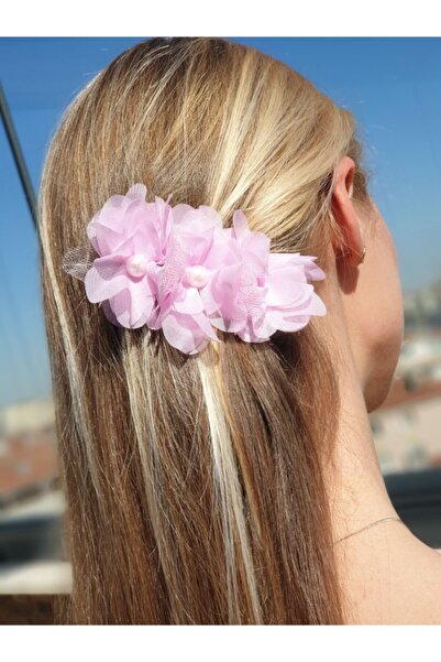 Melkady Aksesuar Melkady 233tpe - Πολυτελής αυτόματη πόρπη με πέρλες και λουλ...