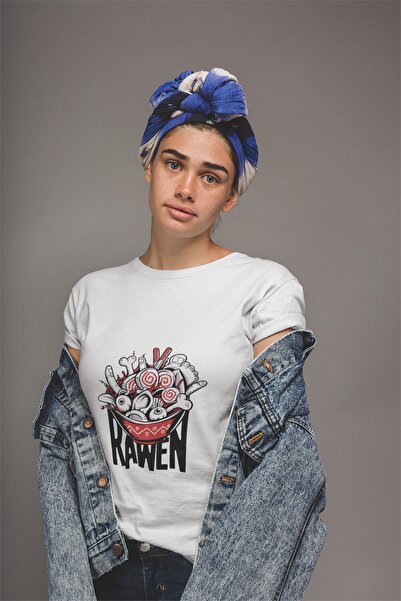 ErTaPassage White Rawen cu imprimeu Femei tricou - T3800647