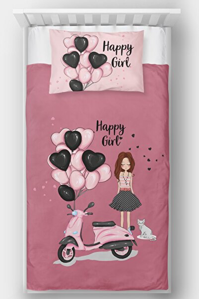 Homamia Girls Bedspread with Single Motorcycle