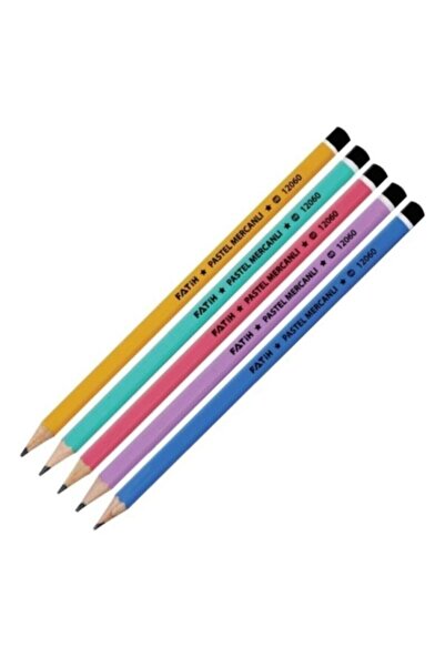 Fatih قلم رصاص باستيل مرجاني 5 عبوات Mef12060