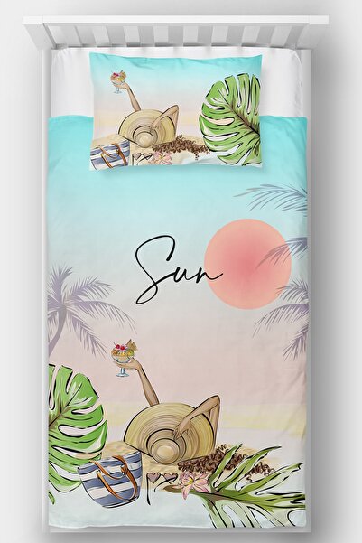 Homamia Summer Themed Single Bedspread