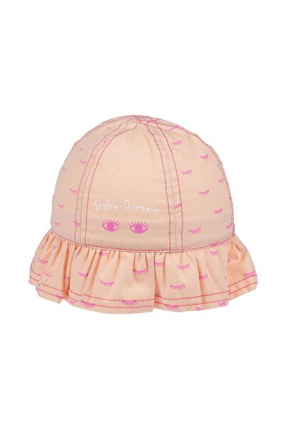 minik'o kids Kitti 1020-06 Kız Çocuk Yazlık Fötr Balıkçı Şapka 0-18 Ay