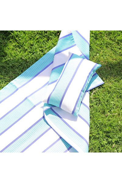 HOMİNG Mini Yastıklı Plaj Ve Piknik Kamp Örtüsü / Kumlanmayan - Su Geçirmeyen Kumaş 150 X 65 Cm