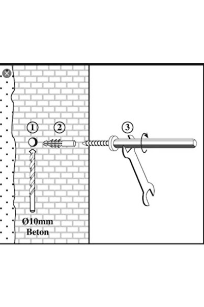 AGT Parlak Beyaz 40x15 Ebatında 36mm Kalınlık Gizli Bağlantılı Duvar Rafı Uçan Raf