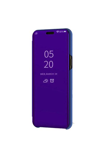 Smart Tech Huawei Y9 2019 Mirrored Cover Luxury Case Blue