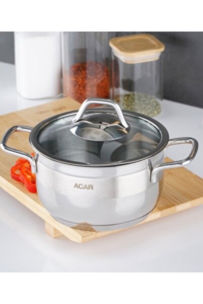 ACAR وعاء عميق من الفولاذ مقاس 14 سم