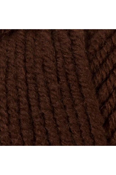 Kartopu Cozy Wool K890 Dark Brown 25% Wool Mixed Thick Rope