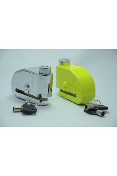 Apollo Motorcycle Disc Lock Alarm-Nickel