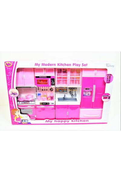 oydaş oyuncak Anlily 4'lü Ilk Mutfak Setim Fırınlı Bulaşık Makinalı